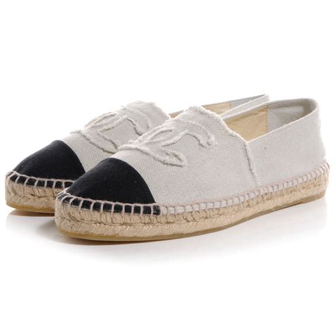 espadrilles chanel toile|espadrilles Chanel shop.